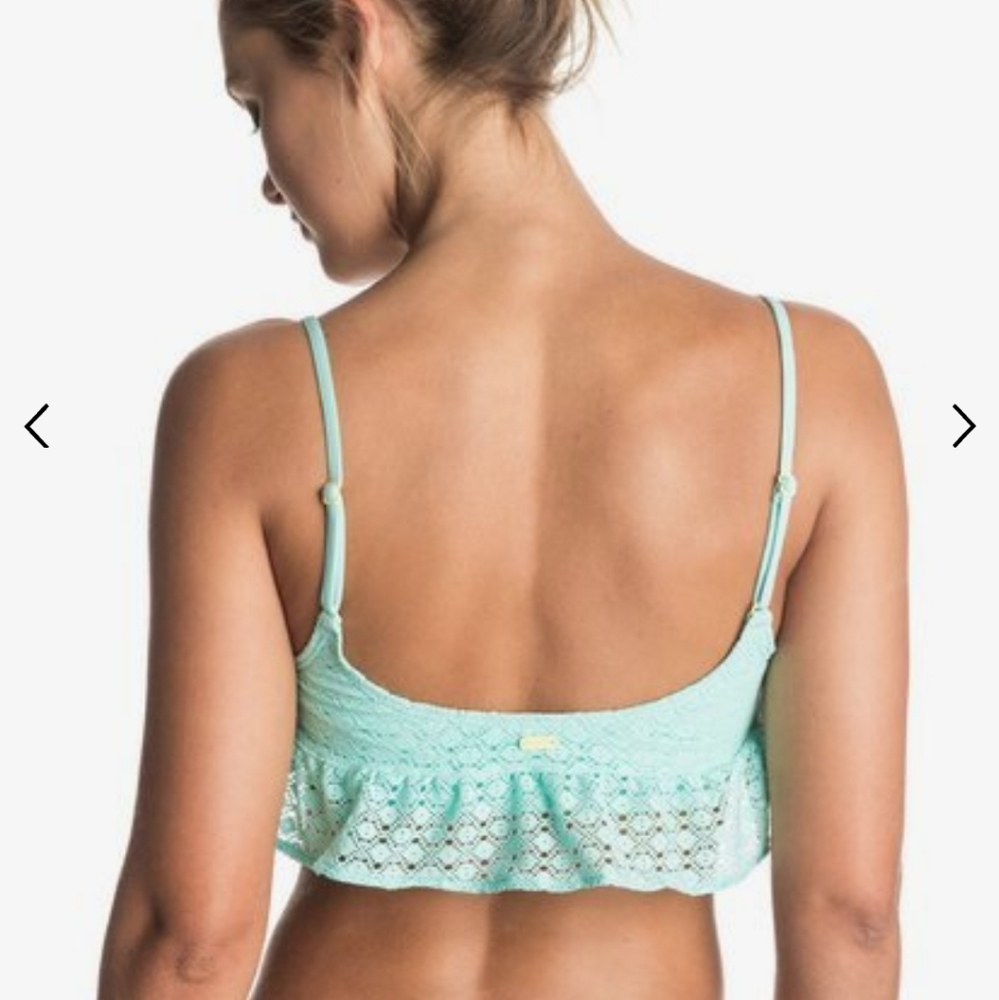 NWT Roxy Dotted Crochet Bikini Set - Picture 5 of 7